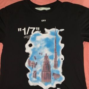 OFF WHITE “1/7” DESIGN T-SHIRT